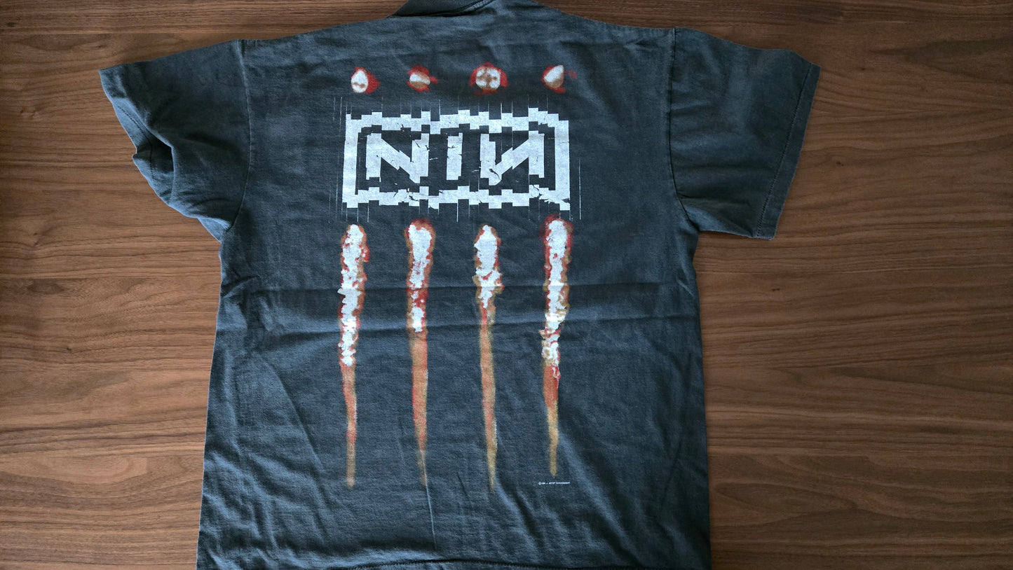 Vintage 1994 Nine Inch Nails The Downward Spiral T-Shirt - XL - Reprint