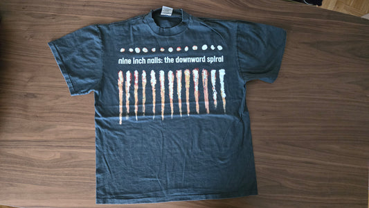 Vintage 1994 Nine Inch Nails The Downward Spiral T-Shirt - XL - Reprint