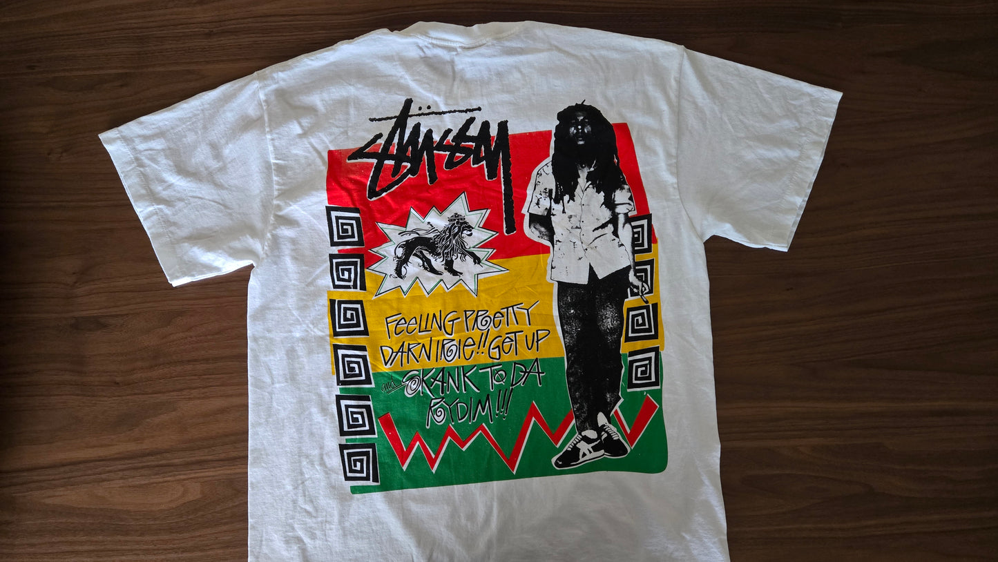 VTG Stüssy Rasta "Bob Marley"  T-Shirt  - 90s - XL Tulex