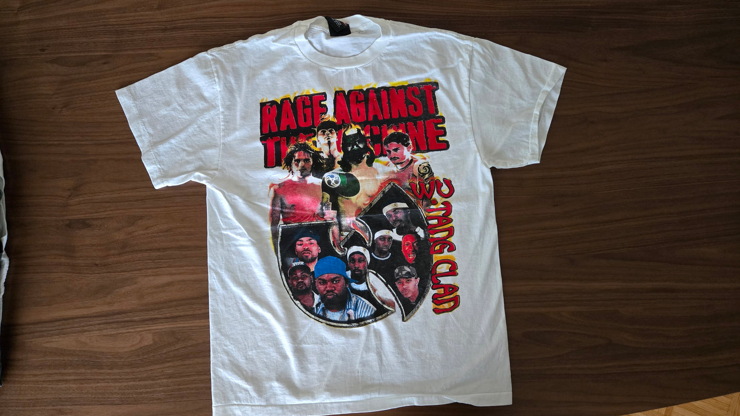 Vintage Rage Against the Machine & Wu-Tang Clan "Evil Empire" 1997 Tour T-Shirt - Size XL