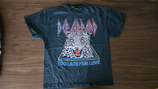 DEF LEPPARD PYROMANIA '83 NORTH AMERICAN TOUR - XL - reprint