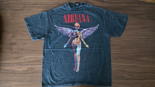 CLASSIC!! NIRVANA 1993-1994 In Utero world tour - XL - reprint