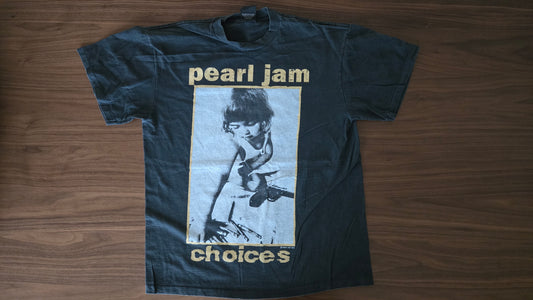 RARE 90S - PEARL JAM Choices "Crayons to Guns" TSHIRT
VINTAGE reprint
