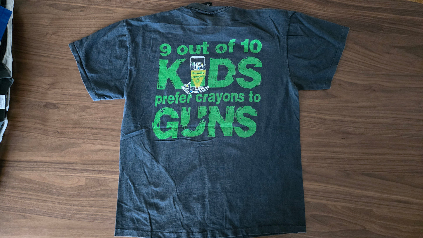 RARE 90S - PEARL JAM Choices "Crayons to Guns" TSHIRT
VINTAGE reprint