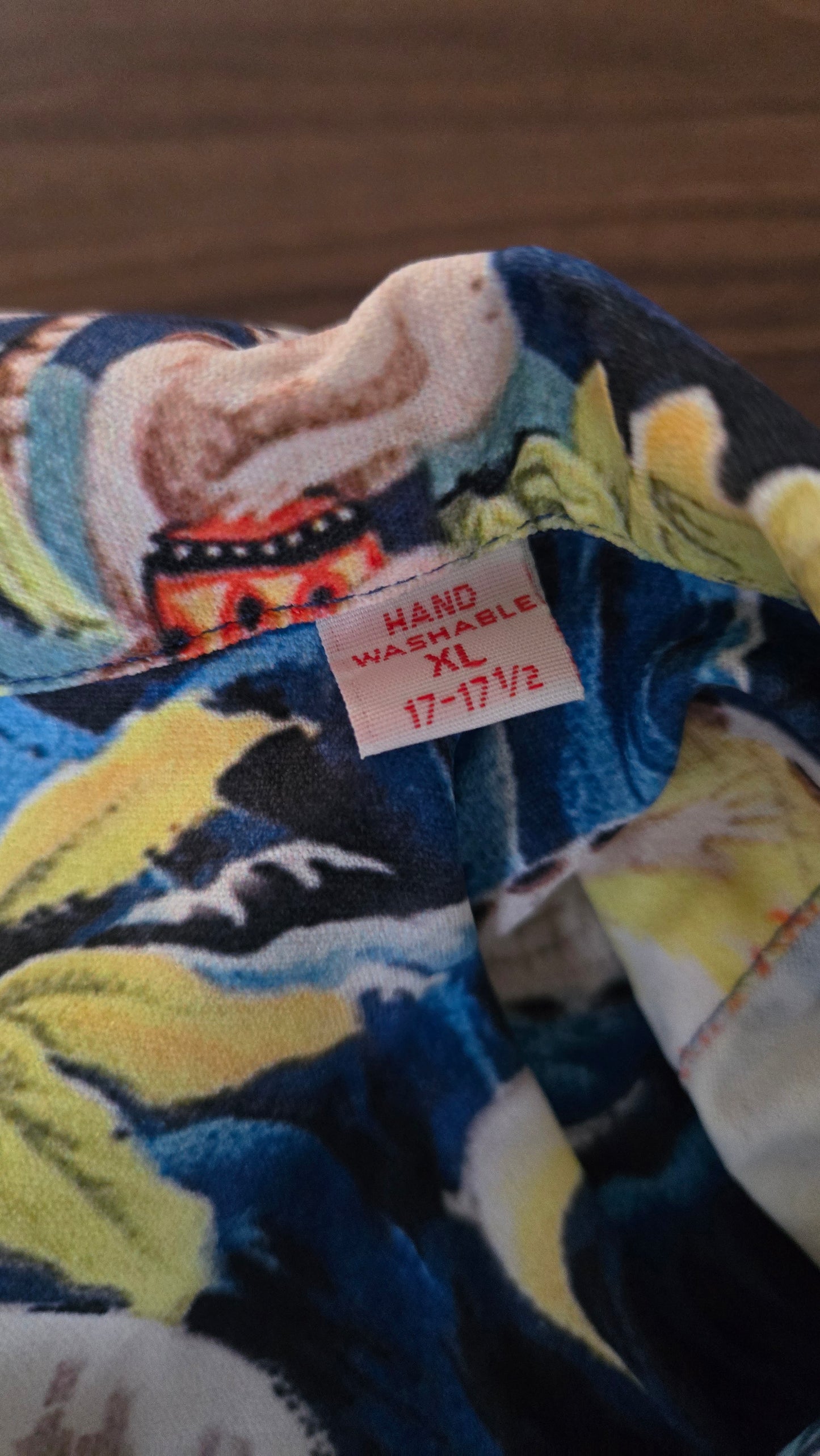 Vintage Kahanamoku - Hawaiian Land of Aloha Shirt - Mens Size XL - Navy Blue